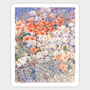 The Island Garden by Childe Hassam Sticker